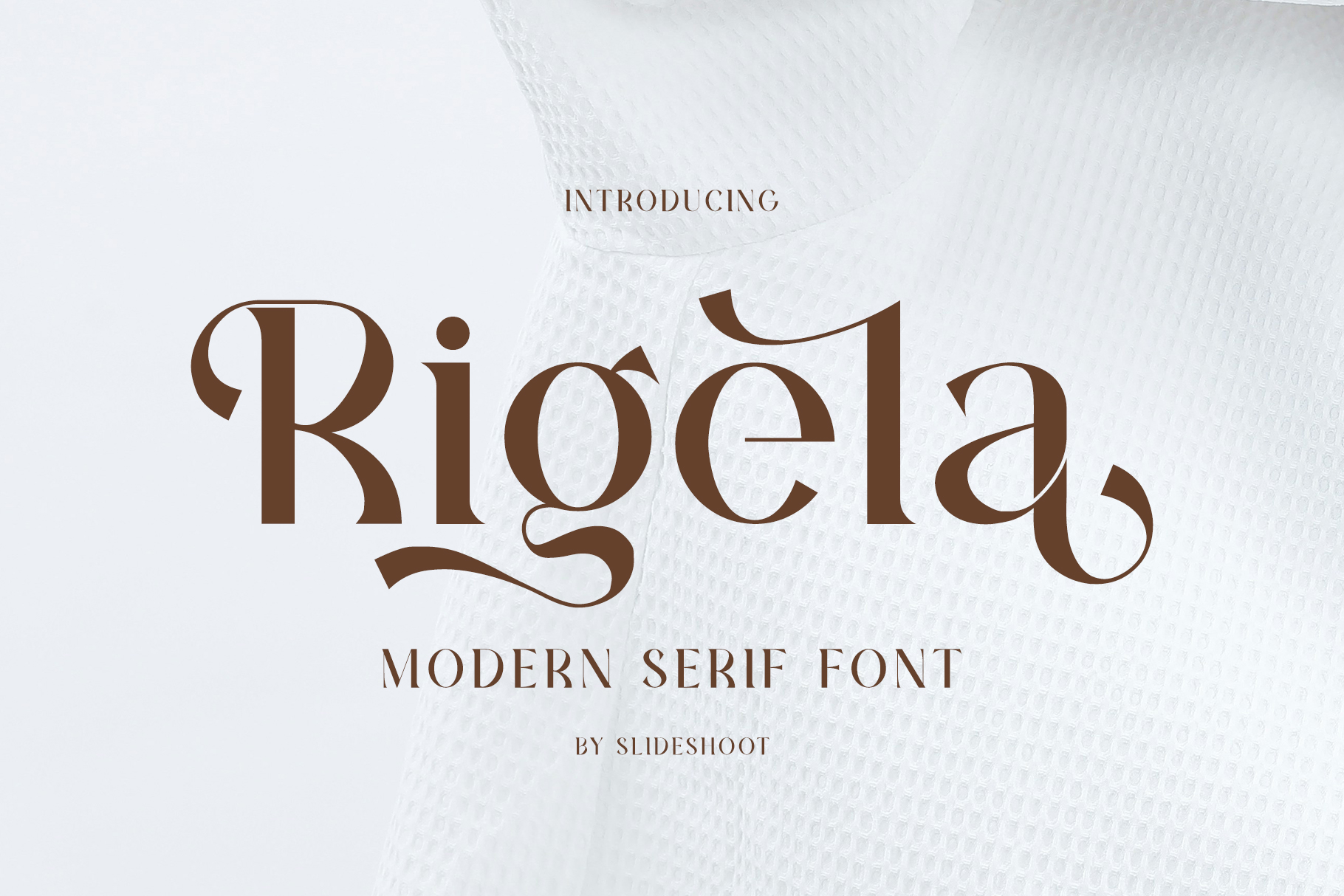 Rigela Font by SlideShoot